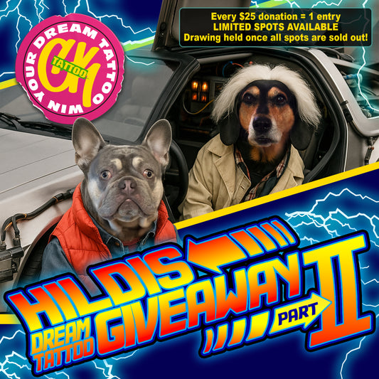 Hildi's Dream Tattoo Giveaway DONATION