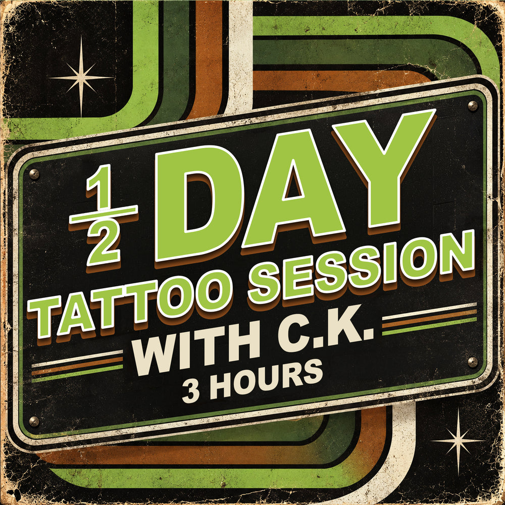 Half Day 3-Hour Tattoo Session